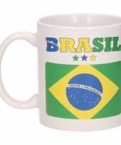 Braziliaanse vlag koffiebeker