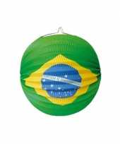 Lampions van braziliaanse vlag